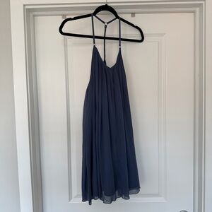 Abercrombie Navy Women’s Halter Midi Dress